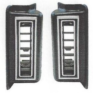 Left & Right Kick Panel Louver