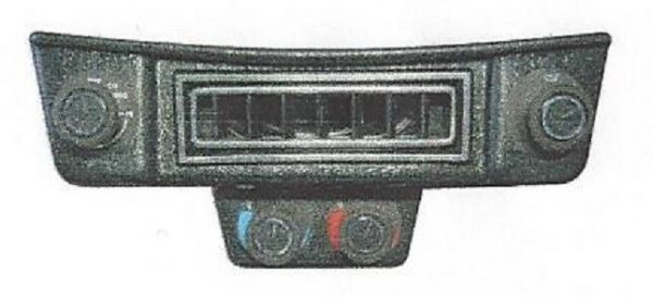 Under Dash Control & Louver Panel
