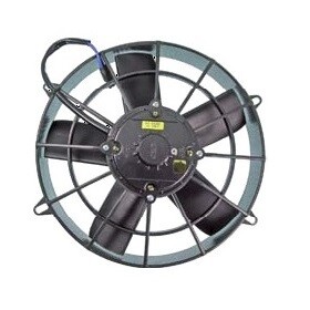 11" 12 Volt High Profile Straight Blade Pusher Fan Assembly