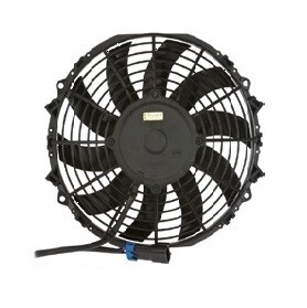 10" 12 Volt Skewed Blade Puller Fan Assembly