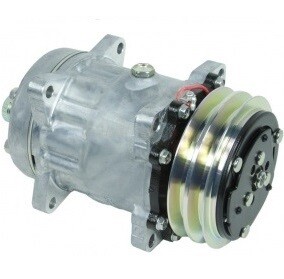 SD7H15 125mm 2 Groove 12 Volt Ear Mount HTO Compressor