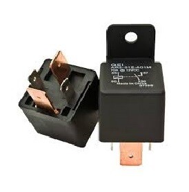 50 AMP 4 Terminal 12 Volt Relay With Resistor & Bracket