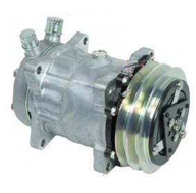 SD7H15 125mm 2 Groove 12 Volt Ear Mount VOR Compressor