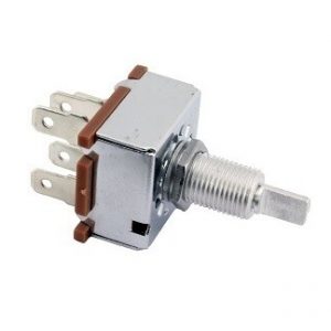 3 Speed 3/4" Long Shaft Rotary Fan Switch