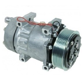 SD7H15 119mm 8 Groove 12 Volt Direct Mount HOR Compressor