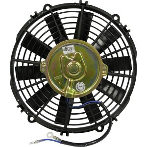 9" 12 Volt Low Profile Straight Blade Reversible Condenser Fan
