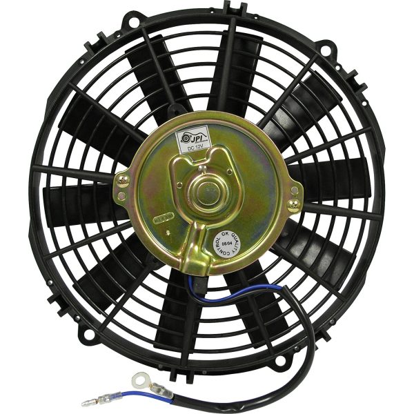 9" 12 Volt Low Profile Straight Blade Reversible Condenser Fan