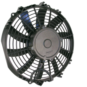10" 130 Watt Low Profile Curved Blade Reversible Fan Assembly