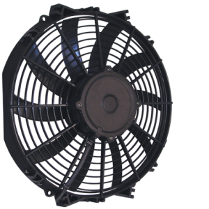 12" 130 Watt Low Profile Curved Blade Reversible Fan Assembly