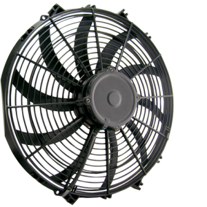 16" 225 Watt Low Profile Curved Blade Reversible Fan Assembly
