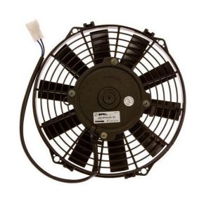 9" 140 Watt 12 Volt SPAL Straight Blade Puller Fan Assembly