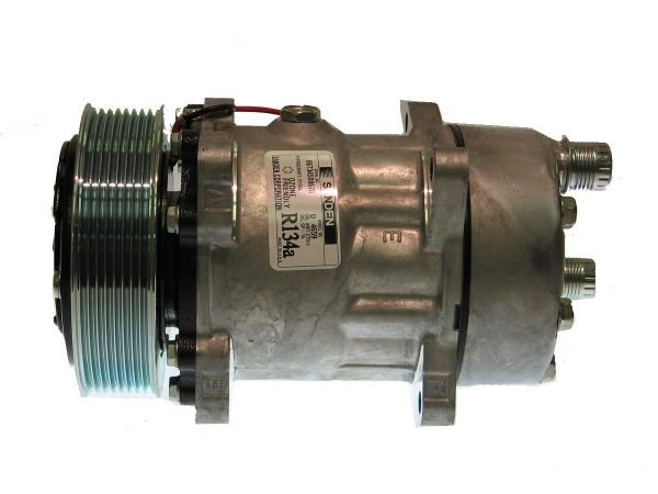 SD7H15 130mm 8 Groove 12 Volt Ear Mount HOR Compressor
