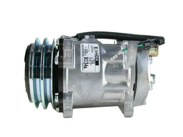 SD7H15 125mm 2 Groove 12 Volt Ear Mount HOR Compressor