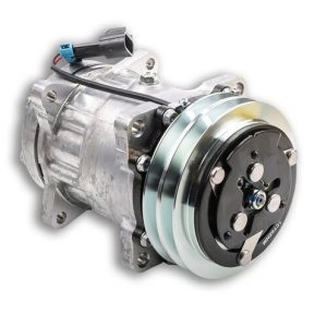 7H15HD 132mm 2 Groove 12 Volt Ear Mount Tube-O Compressor