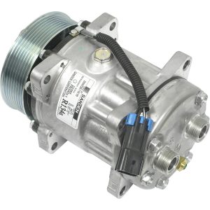 SD7H15 119mm 8 Groove 12 Volt Ear Mount HTO Compressor