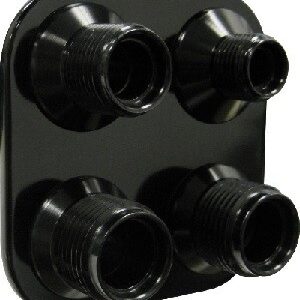 4-Way Square A/C Heater (6-10 Male O-Ring)