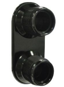 2-Way For AC & Heater O-Ring Lines - Black Anodized