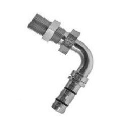 Aeroquip 90 Degree Bulkhead
